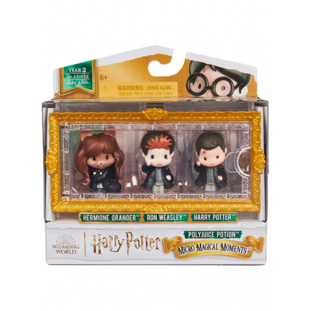 HARRY POTTER - HERMIONE GRANGER / RON WISLEY / HARRY POTTER 3PACK MINI FIGURE POLYJUICE POTION (6068608)