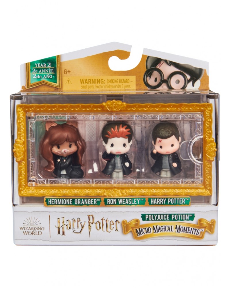 HARRY POTTER - HERMIONE GRANGER / RON WISLEY / HARRY POTTER 3PACK MINI FIGURE POLYJUICE POTION (6068608)