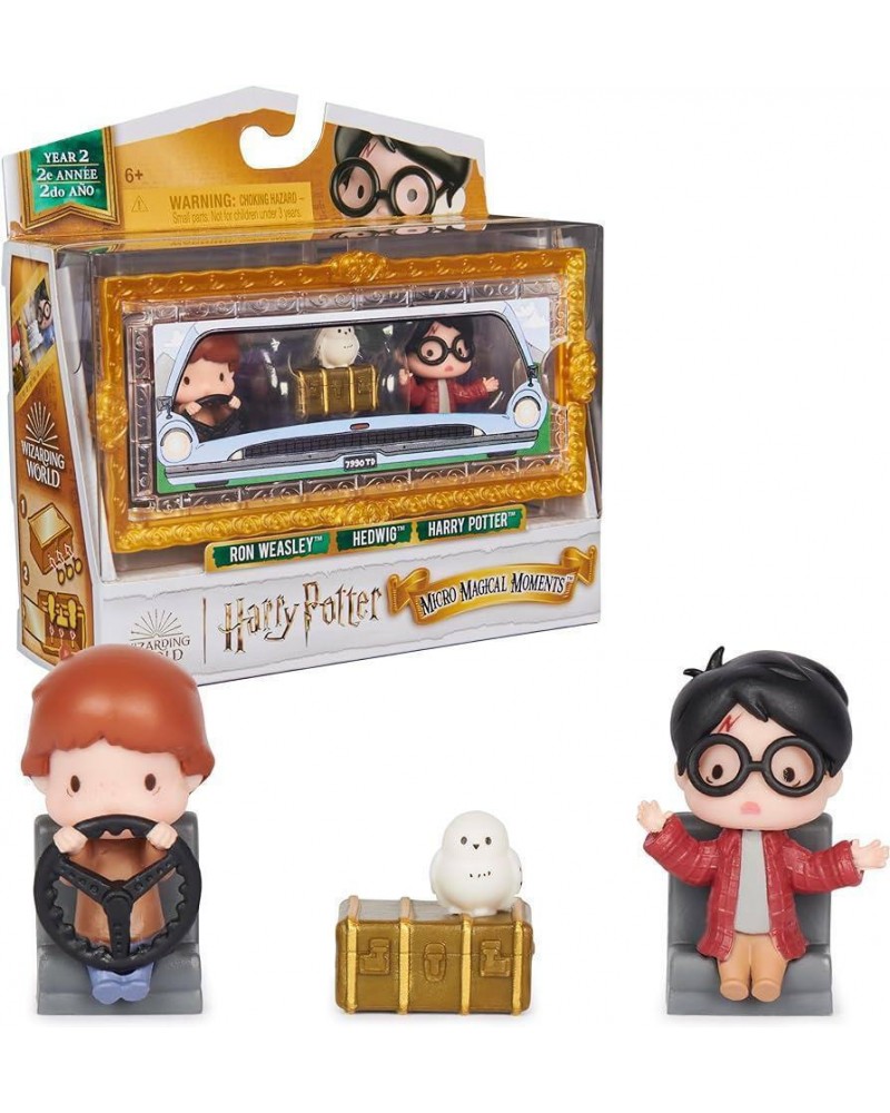 HARRY POTTER: MICRO MAGICAL MOMENTS - RON WEASLY/HEDWIG/HARRY POTTER MINI FIGURES 3PACK (6068612)