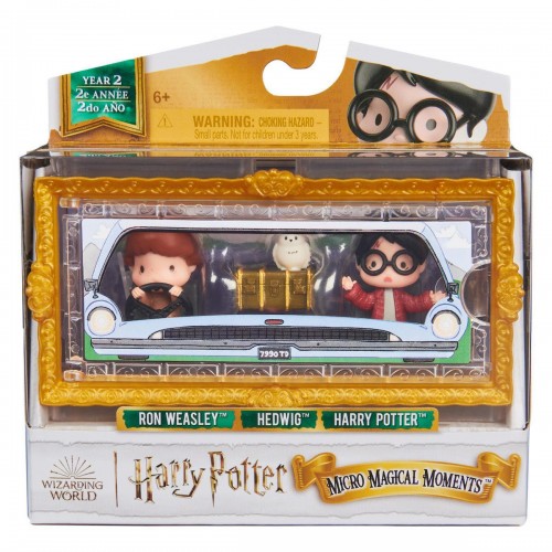 HARRY POTTER: MICRO MAGICAL MOMENTS - RON WEASLY/HEDWIG/HARRY POTTER MINI FIGURES 3PACK (6068612)