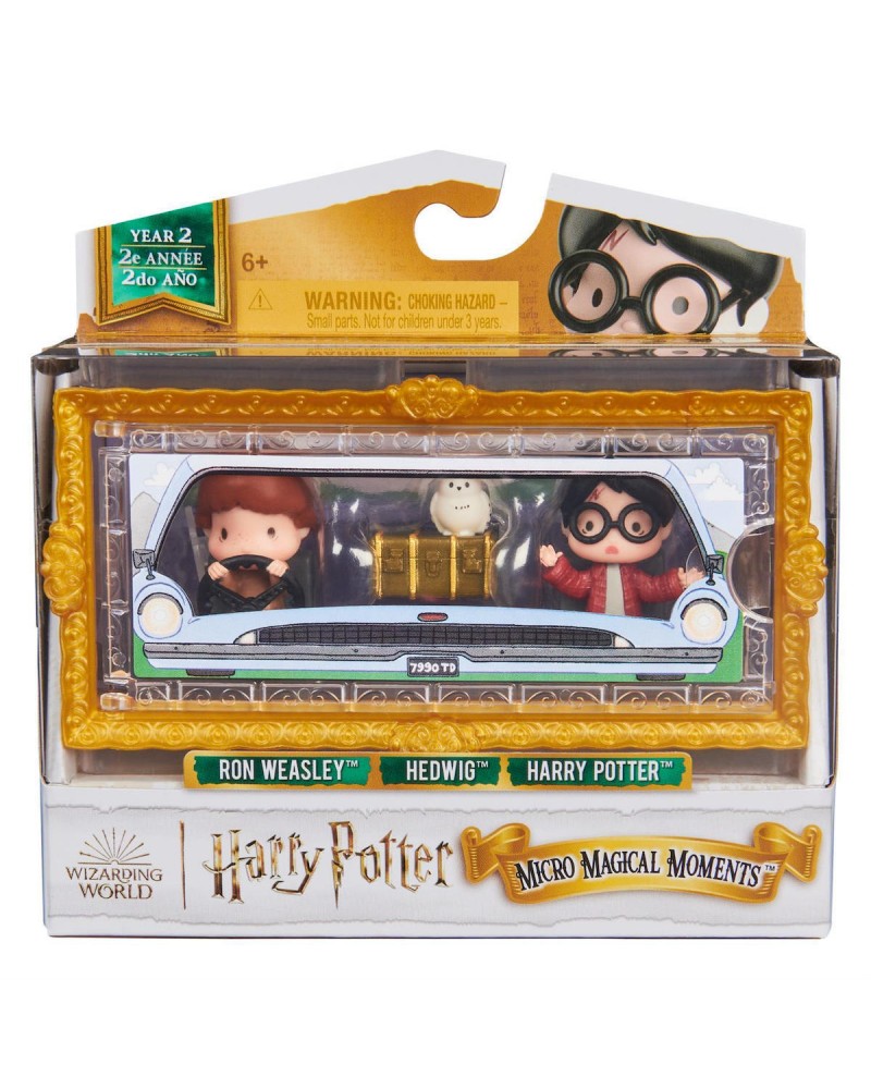 HARRY POTTER: MICRO MAGICAL MOMENTS - RON WEASLY/HEDWIG/HARRY POTTER MINI FIGURES 3PACK (6068612)