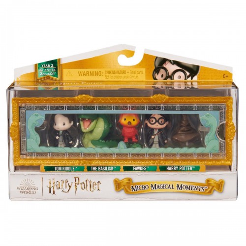 HARRY POTTER: MICRO MAGICAL MOMENTS - TOM RIDDLE/THE BASILISK/FAWKES/HARRY POTTER MINI FIGURES 5PACK (6068622)