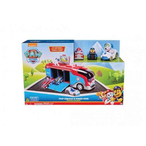 PAW PATROL: PUP SQUAD & ROBO DOG - MISSION CRUISER VEHICLE PLAYSET (6070313)