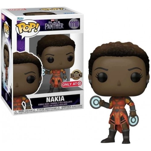 FUNKO POP! MARVEL: BLACK PANTHER LEGACY COLLECTION S1 - NAKIA (SPECIAL EDITION) #1110 BOBBLE-HEAD VINYL FIGURE (64870)