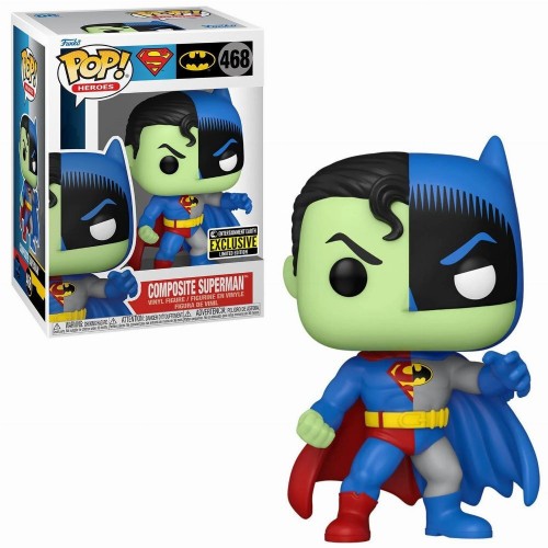 FUNKO POP! HEROES: DC COMICS SUPERMAN/BATMAN - COMPOSITE SUPERMAN (SPECIAL EDITION) #468 VINYL FIGURE (66827)