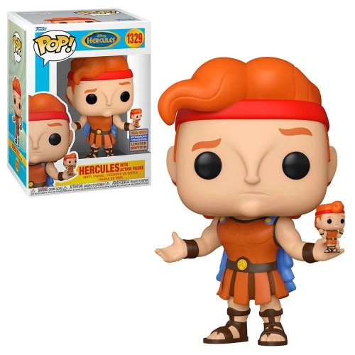 FUNKO POP! DISNEY HERCULES WITH ACTION FIGURE (CONVENTION LIMITED EDITION) #1329 VINYL FIGURE (69370)