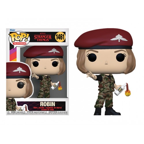 FUNKO POP! TELEVISION: STRANGER THINGS - HUNTER ROBIN (WITH COCKTAIL) #1461 VINYL FIGURE (72140)