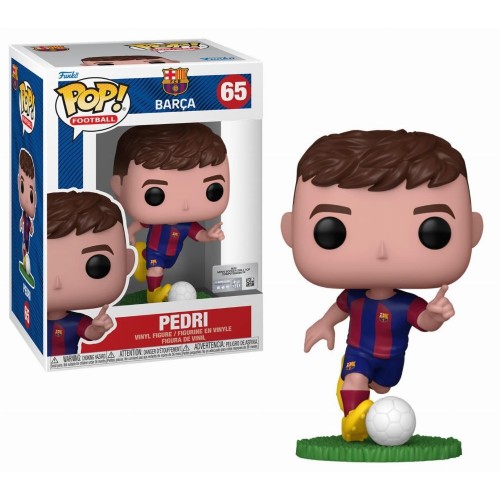 FUNKO POP! FOOTBALL: BARCELONA - PEDRI #65 VINYL FIGURE (72237)