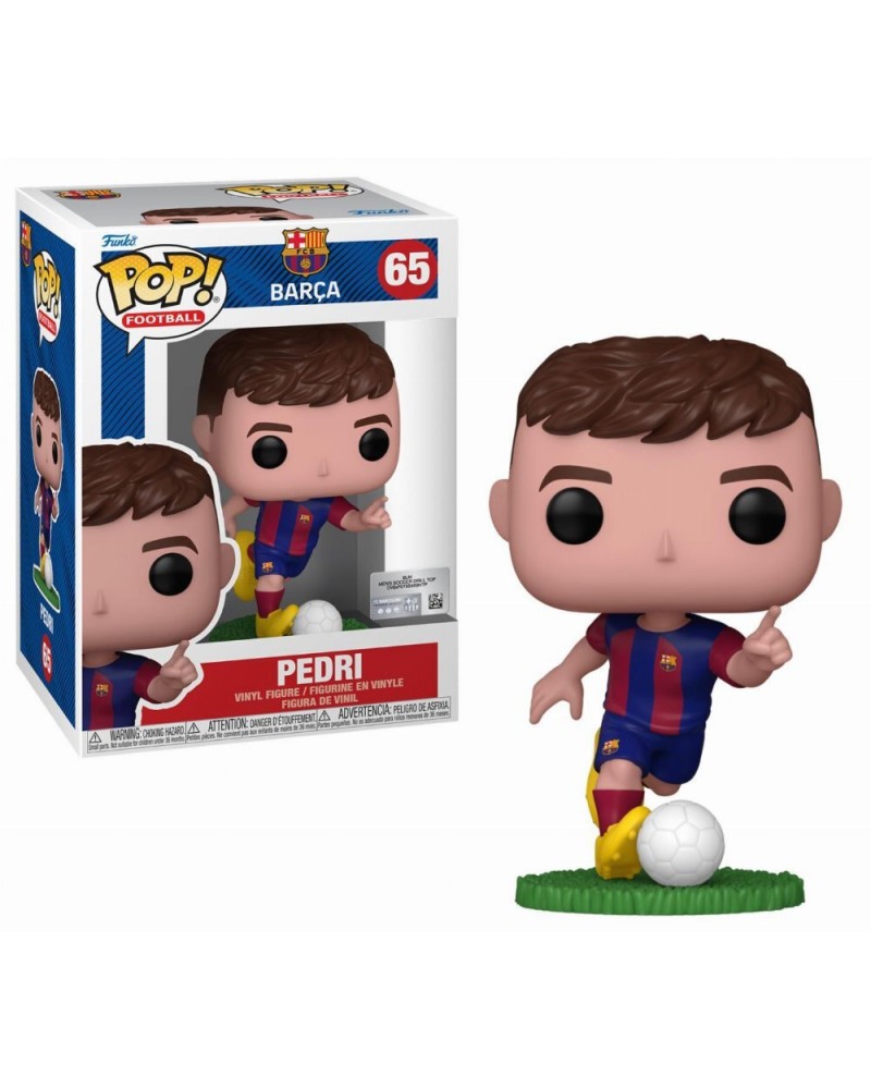 FUNKO POP! FOOTBALL: BARCELONA - PEDRI #65 VINYL FIGURE (72237)
