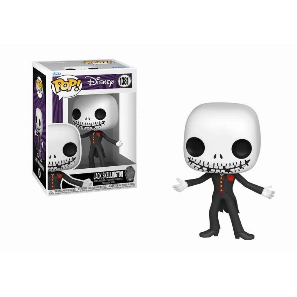 FUNKO POP! DISNEY: THE NIGHTMARE BEFORE CHRISTMAS 30TH - JACK SKELLINGTON #1381 VINYL FIGURE (72384)