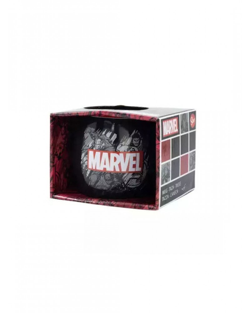 STOR: MARVEL PATTERN - GLOBE MUG IN GIFT BOX (380ML) (75436)