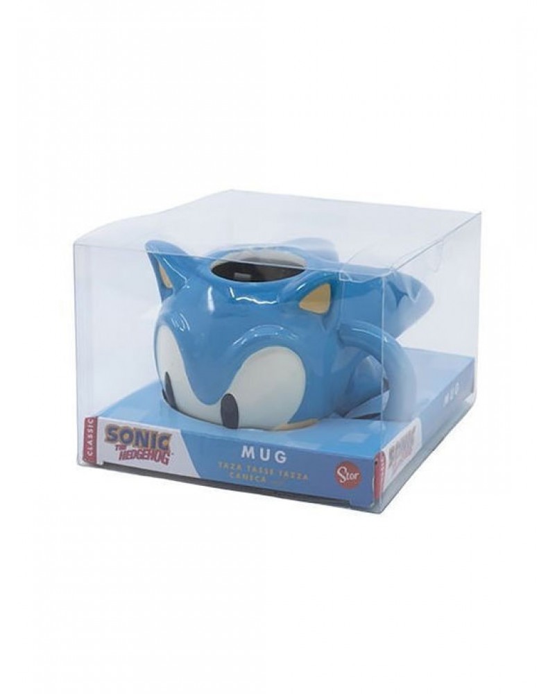 STOR: SONIC THE HEDGEHOG - HEAD 3D MUG IN GIFT BOX (350ML) (78896)