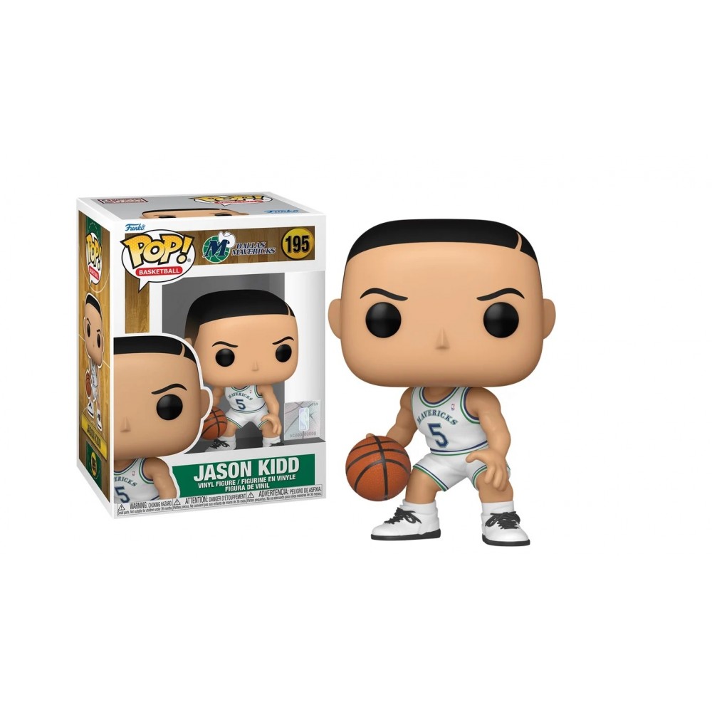 FUNKO POP! BASKETBALL: DALLAS MAVERICKS - JASON KIDD #195 VINYL FIGURE (79680)