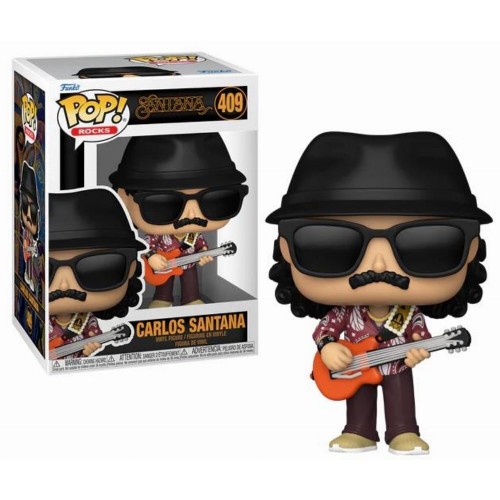 FUNKO POP! ROCKS: SANTANA - CARLOS SANTANA #409 VINYL FIGURE (79712)