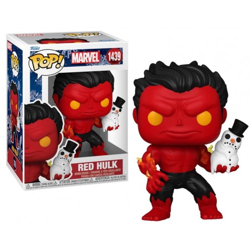 FUNKO POP! MARVEL: HOLIDAY – RED HULK #1439 BOBBLE-HEAD VINYL FIGURE (80034)