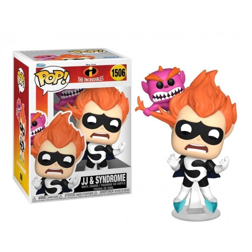 FUNKO POP! DISNEY PIXAR: THE INCREDIBLES (20TH ANNIVERSARY) - JJ & SYNDROME #1506 VINYL FIGURE (80948)