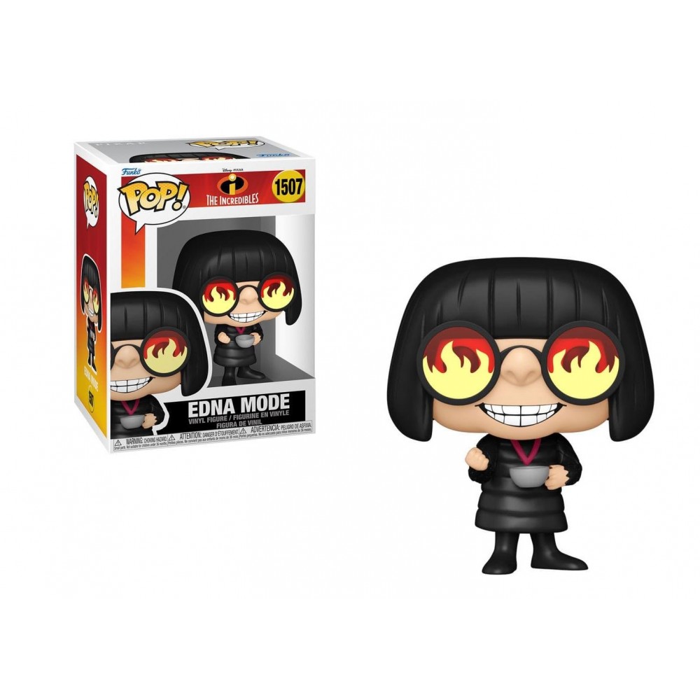 FUNKO POP! DISNEY PIXAR: THE INCREDIBLES (20TH ANNIVERSARY) - EDNA MODE #1507 VINYL FIGURE (80949)