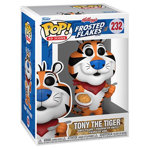 FUNKO POP! AD ICON: KELLOGG'S FROSTED FLAKES - TONY THE TIGER ('84) #232 VINYL FIGURE (81055)