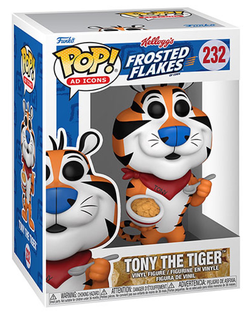 FUNKO POP! AD ICON: KELLOGG'S FROSTED FLAKES - TONY THE TIGER ('84) #232 VINYL FIGURE (81055)