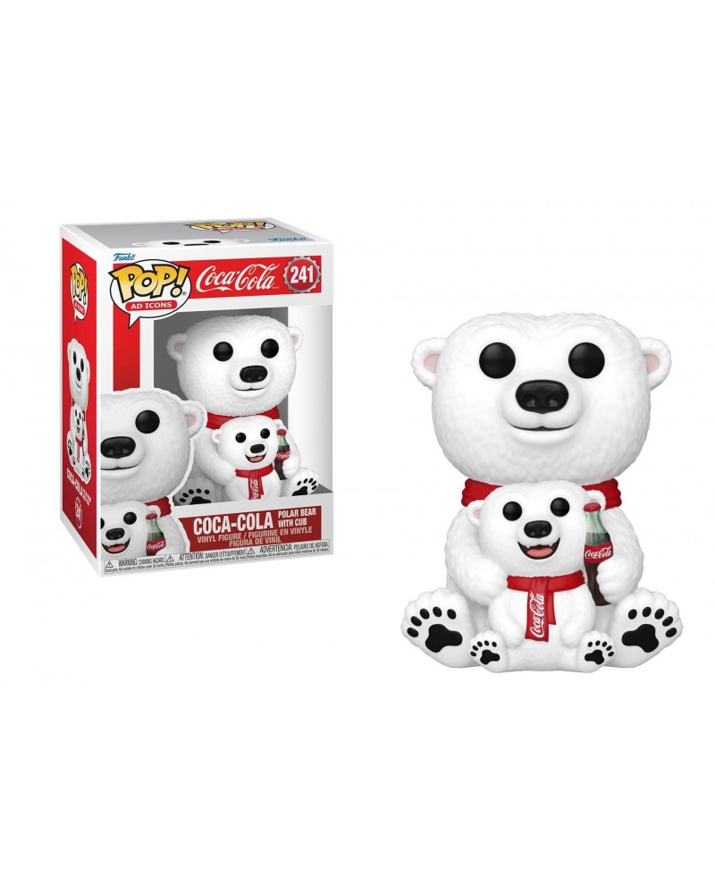 FUNKO POP! AD ICONS: COCA-COLA - POLAR BEAR WITH CUB #241 VINYL FIGURE (81063)