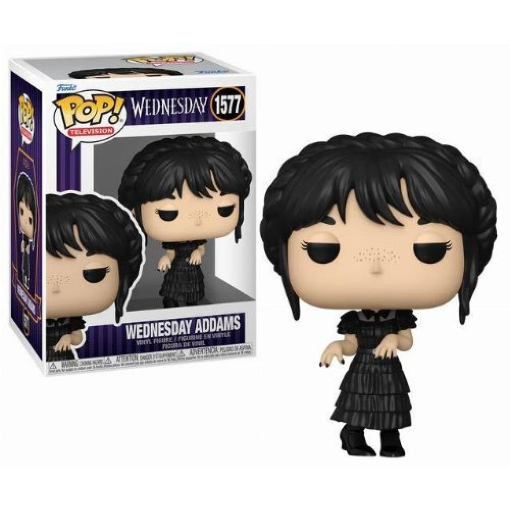 FUNKO POP! TELEVISION: WEDNESDAY - WEDNESDAY ADDAMS #1577 VINYL FIGURE (83316)