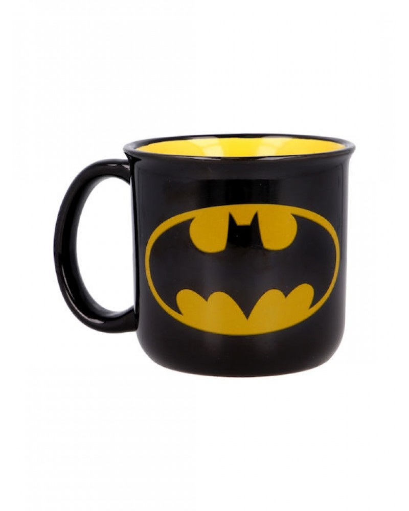 STOR DC: BATMAN THE DARK KNIGHT - SYMBOL CERAMIC BREAKFAST MUG IN GIFT BOX (400ML) (85569)