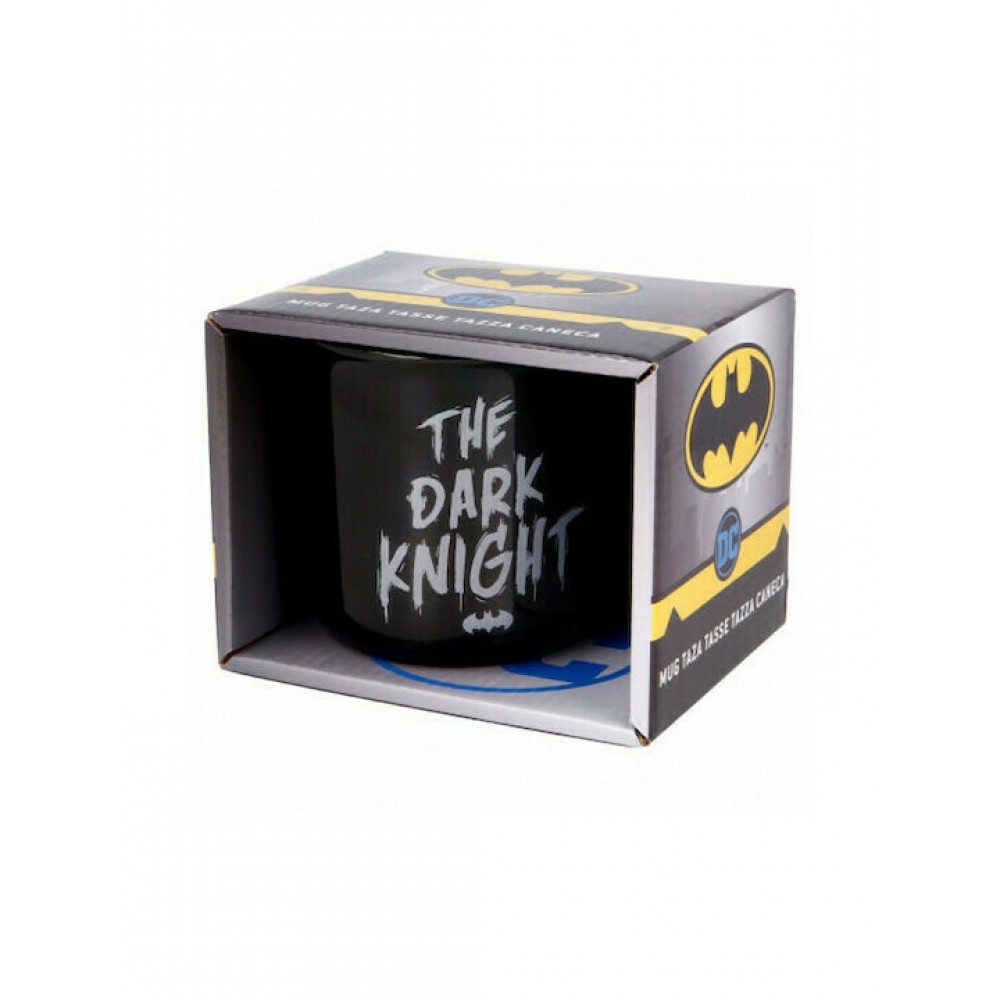 STOR DC: BATMAN THE DARK KNIGHT - SYMBOL CERAMIC BREAKFAST MUG IN GIFT BOX (400ML) (85569)