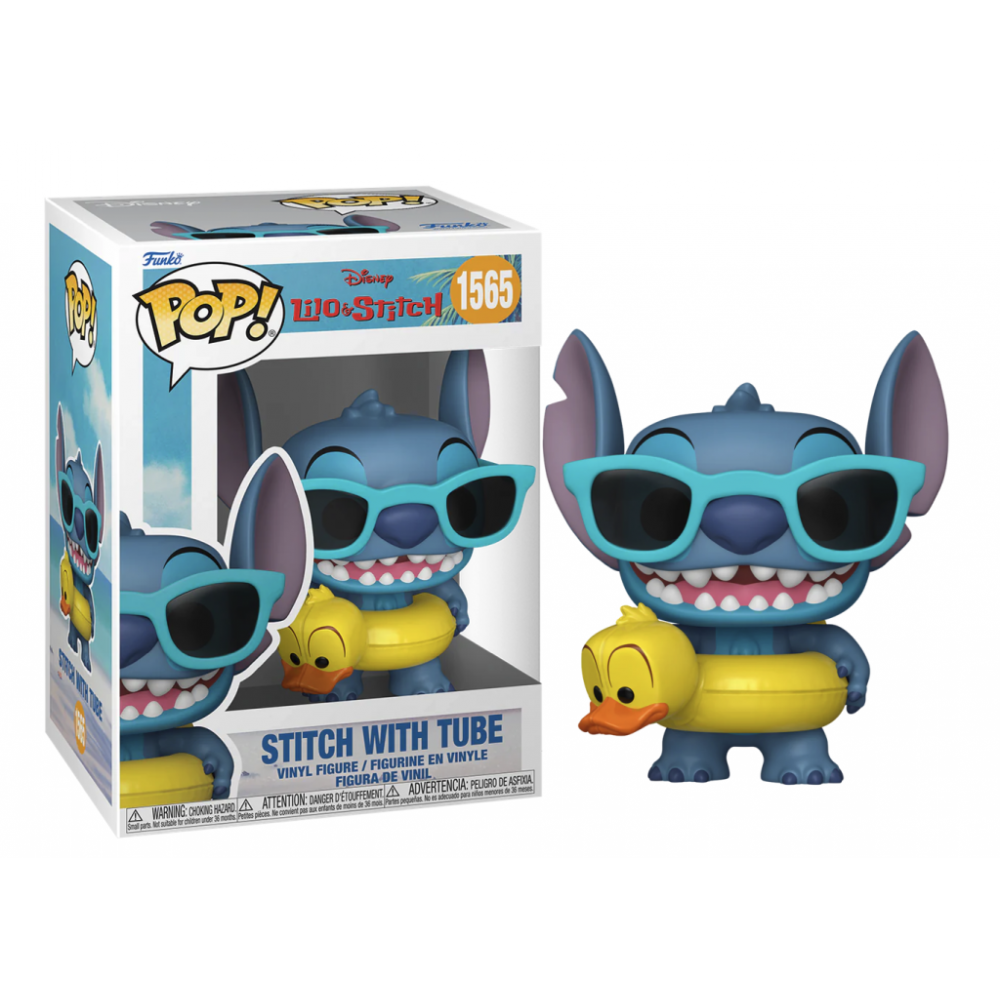 FUNKO POP! DISNEY: LILO & STITCH - STITCH WITH TUBE #1565 VINYL FIGURE (86277)