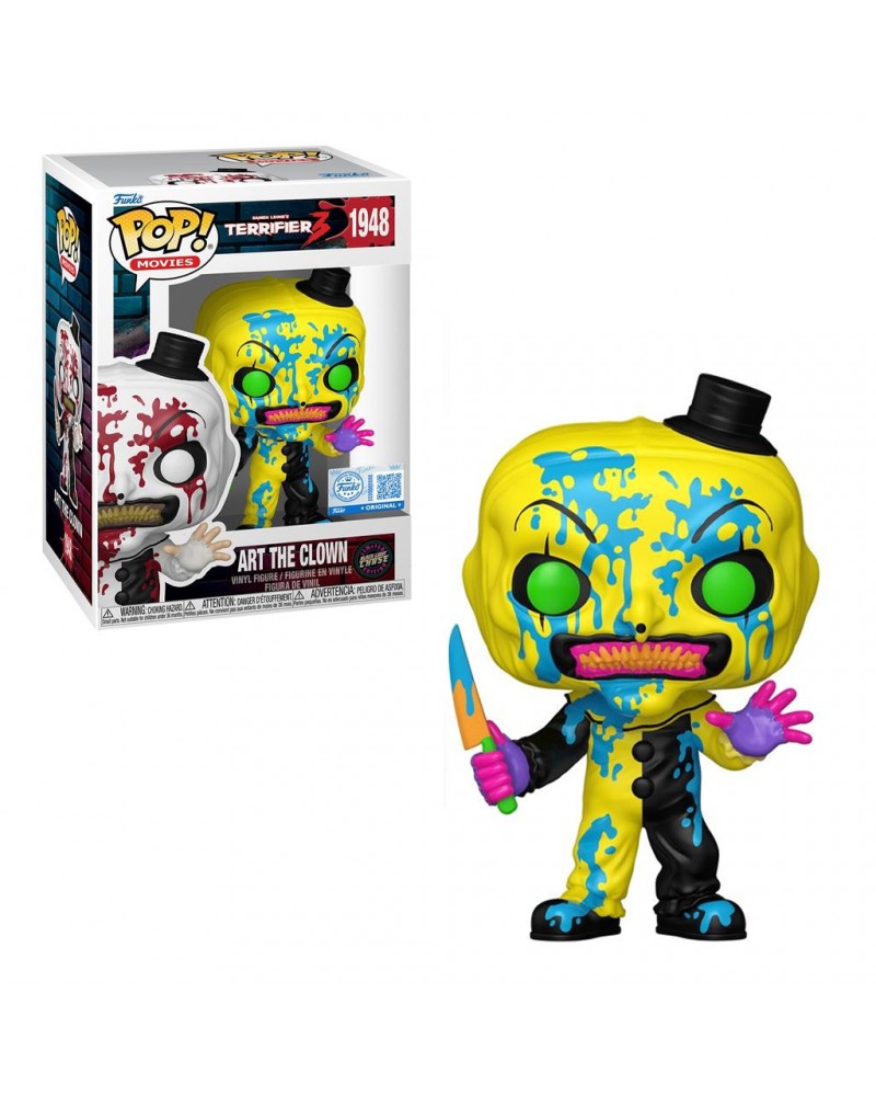 FUNKO POP! MOVIES: TERRIFIER 3 - ART THE CLOWN (BLOODY)* (SPECIAL EDITION) CHASE #1948 VINYL FIGURE