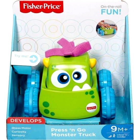 FISHER PRICE PRES'N GO ΟΧΗΜΑ MONSTER TRUCKS ΠΡΑΣΙΝΟ (DRG15) FISHER PRICE PRES'N GO ΟΧΗΜΑ MONSTER TRUCKS ΠΡΑΣΙΝΟ (DRG15)