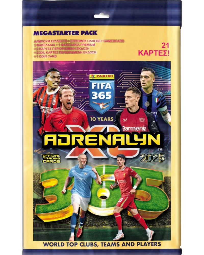 PANINI FIFA 365: ADRENALYN XL 2025 MEGA STARTER PACK (PA.AL.FI.225)