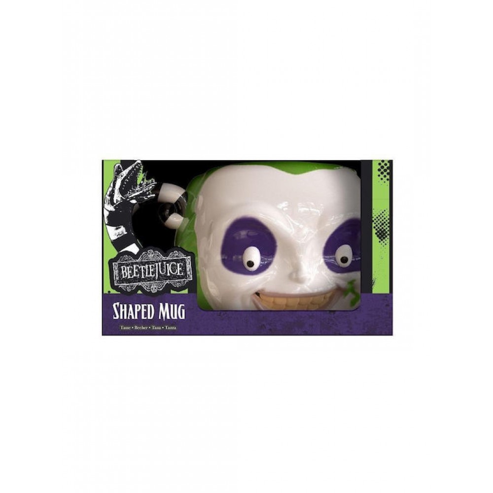 PALADONE: BEETLEJUICE - SHAPED MUG (650ML) (PP13435BJ)