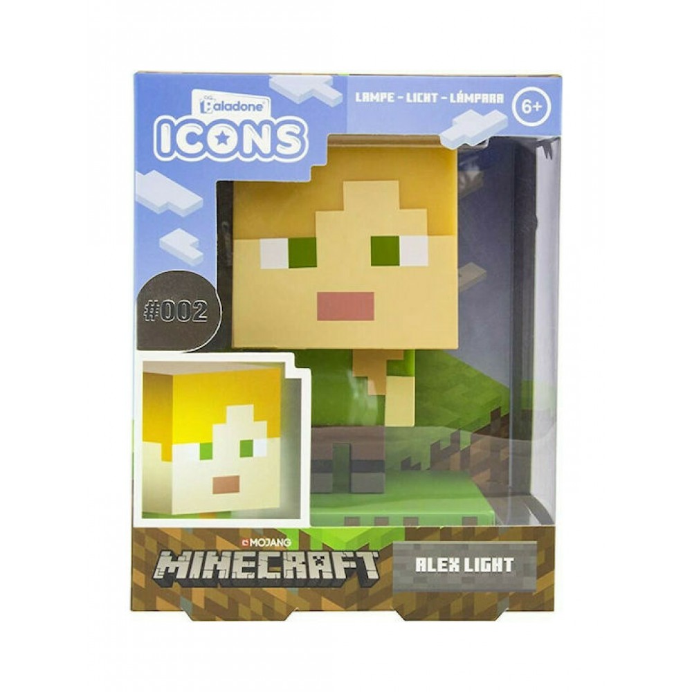 PALADONE MINECRAFT: ALEX ICON LIGHT BDP (PP6591MCFV2)