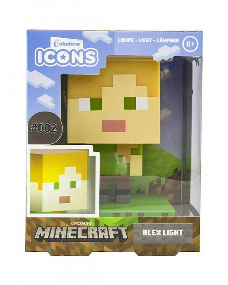 PALADONE MINECRAFT: ALEX ICON LIGHT BDP (PP6591MCFV2)