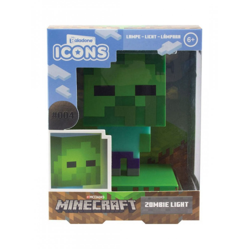 PALADONE MINECRAFT ZOMBIE ICON LIGHT BDP (PP6592MCFV2)
