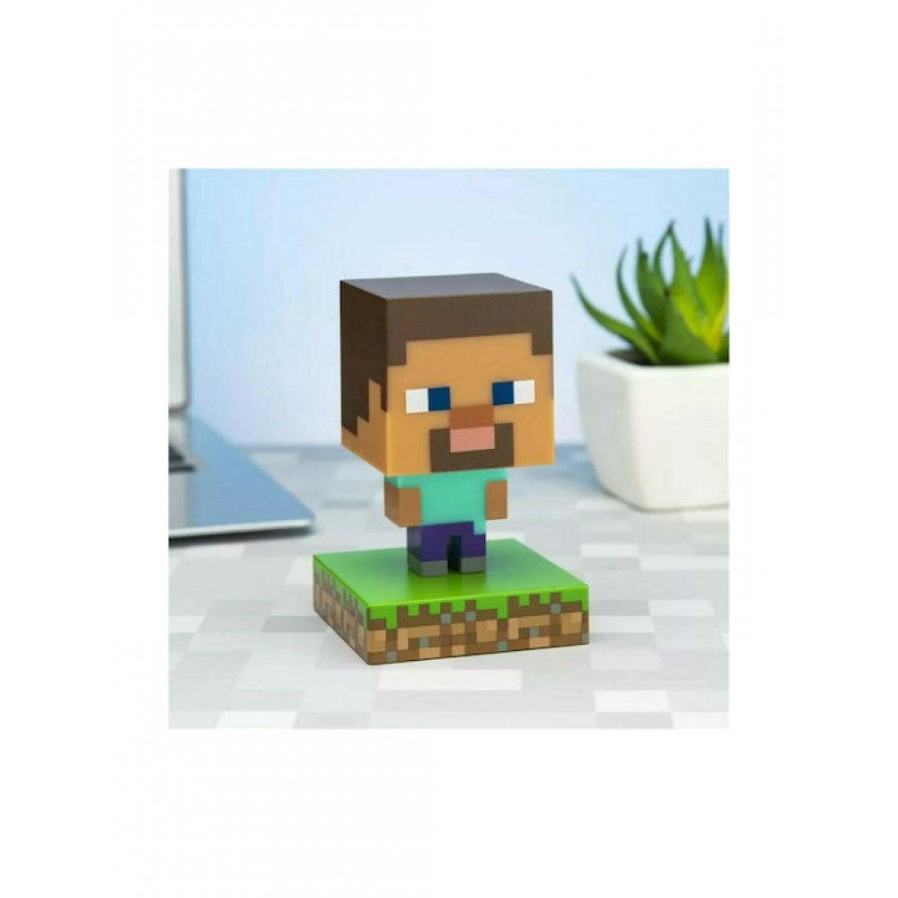 PALADONE MINECRAFT 3D ΦΩΤΙΣΤΙΚΟ STEVE ICON LIGHT BDP (PP6594MCFV2)