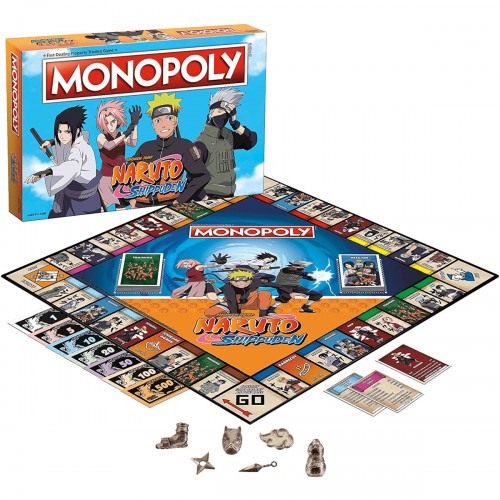 MONOPOLY NARUTO BOARD GAME ENGLISH EDITION  (WM00167-EN1)