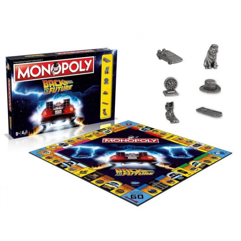 MONOPOLY  BACK TO THE FUTURE ENGLISH EDITION (WM01330-EN1)