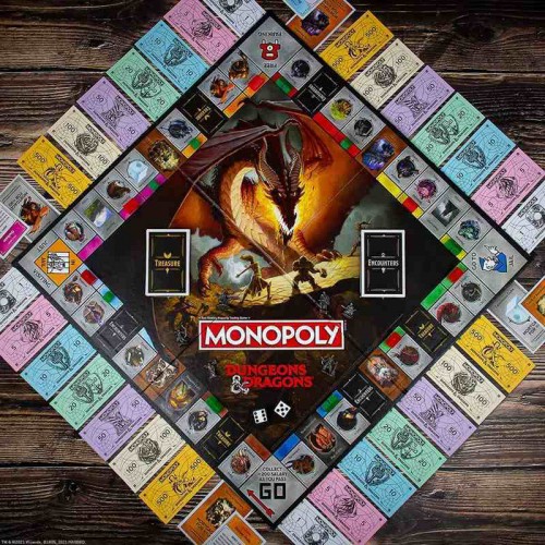 MONOPOLY DUNGEONS & DRAGONS BOARD GAME ENGLISH EDITION (WM02022-EN1)