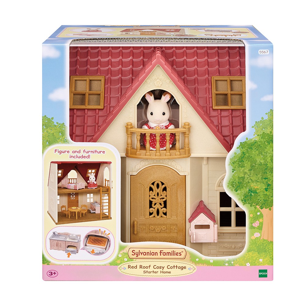 THE SYLVANIAN FAMILIES ΣΠΙΤΙ ΤΟΥ ΑΓΡΟΥ ΜΕ ΚΟΚΚΙΝΗ ΣΚΕΠΗ (5567)