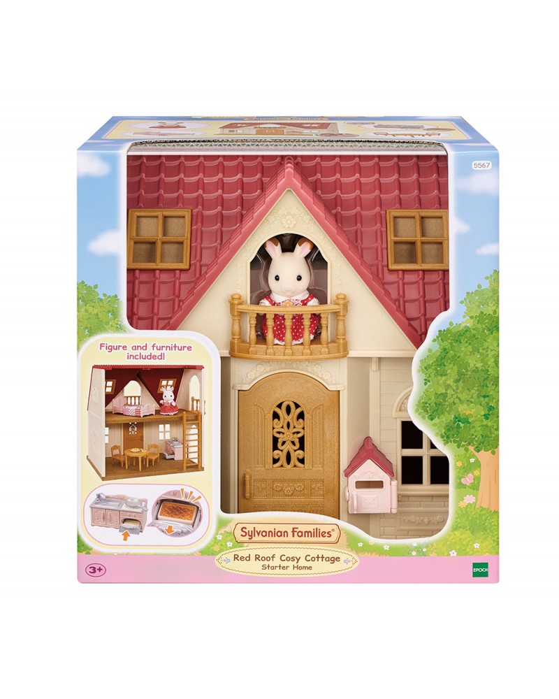 THE SYLVANIAN FAMILIES ΣΠΙΤΙ ΤΟΥ ΑΓΡΟΥ ΜΕ ΚΟΚΚΙΝΗ ΣΚΕΠΗ (5567)
