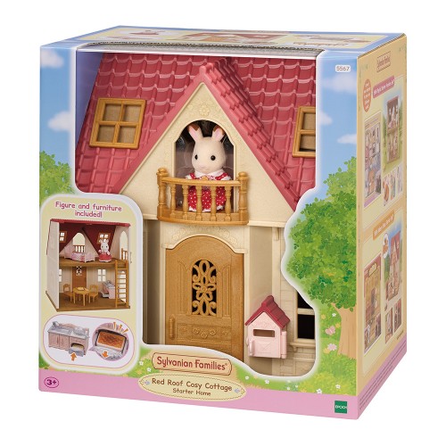 THE SYLVANIAN FAMILIES ΣΠΙΤΙ ΤΟΥ ΑΓΡΟΥ ΜΕ ΚΟΚΚΙΝΗ ΣΚΕΠΗ (5567)