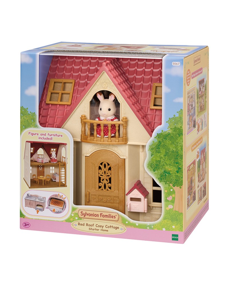 THE SYLVANIAN FAMILIES ΣΠΙΤΙ ΤΟΥ ΑΓΡΟΥ ΜΕ ΚΟΚΚΙΝΗ ΣΚΕΠΗ (5567)