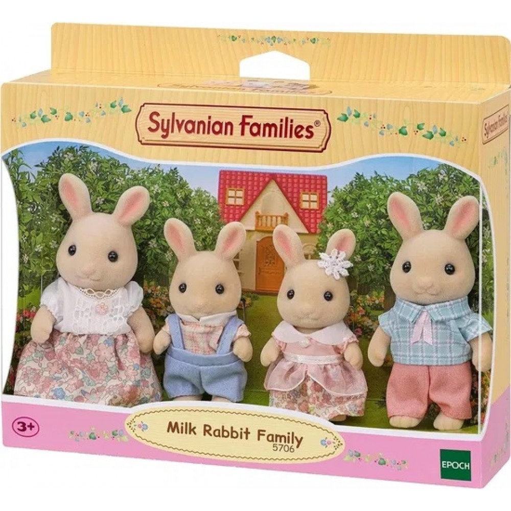 SYLVANIAN FAMILIES MILK RABBIT FAMILY (5706)
