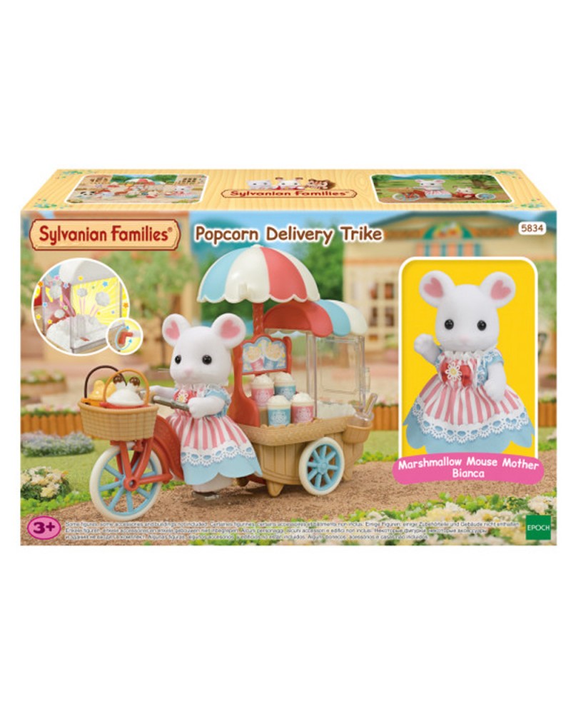 THE SYLVANIAN FAMILIES ΣΕΤ ΠΑΙΧΝΙΔΙΟΥ POP CORN DELIVERY TRIKE (5834)