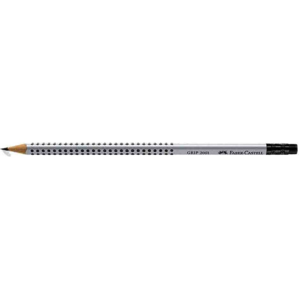 FABER CASTELL ΜΟΛΥΒΙ ΜΕ ΓΟΜΑ GRIP B ΓΚΡΙ (12306185)