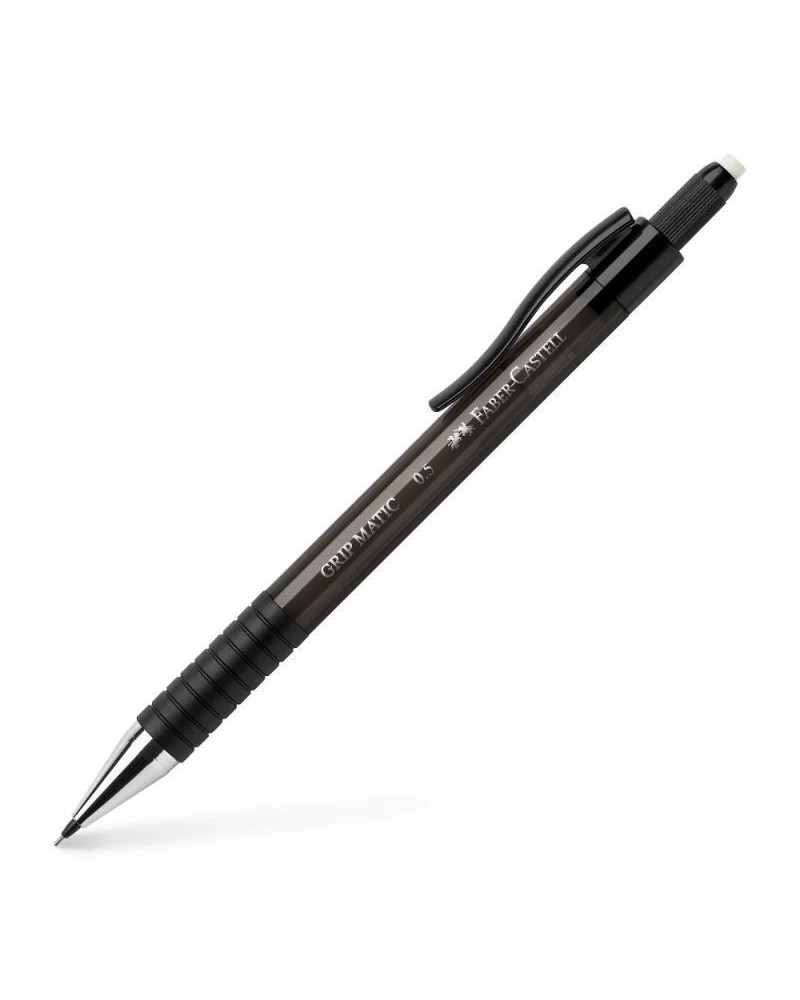 FABER CASTELL ΜΗΧΑΝΙΚΟ ΜΟΛΥΒΙ GRIP MATIC 0.5MM ΜΑΥΡΟ (137599)