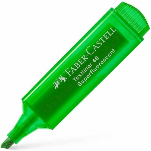 FABER CASTELL ΜΑΡΚΑΔΟΡΟΣ ΥΠΟΓΡΑΜΜΙΣΤΗΣ 5MM FLUO ΠΡΑΣΙΝΟΣ (154663)