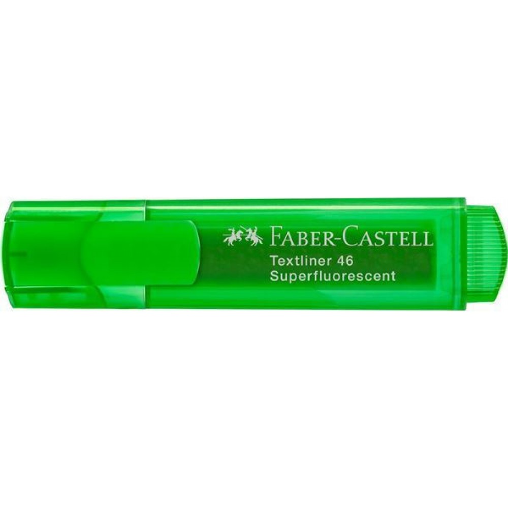 FABER CASTELL ΜΑΡΚΑΔΟΡΟΣ ΥΠΟΓΡΑΜΜΙΣΤΗΣ 5MM FLUO ΠΡΑΣΙΝΟΣ (154663)