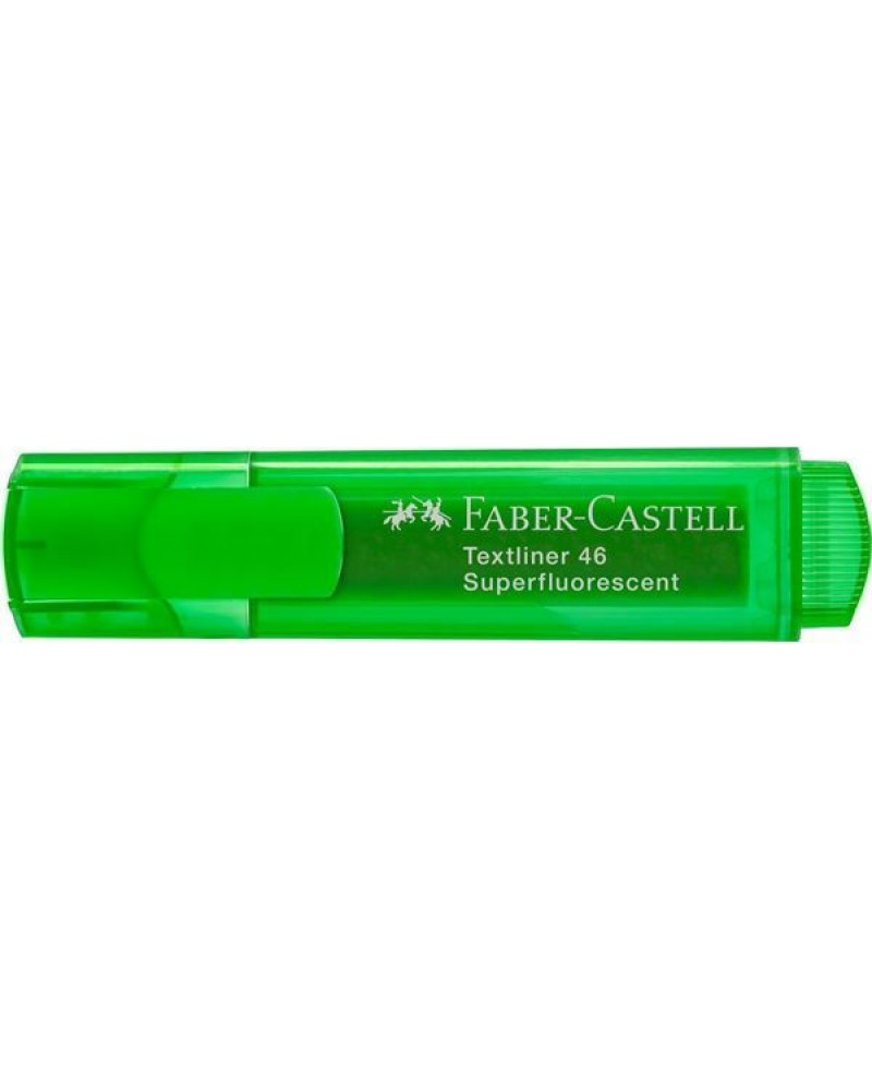 FABER CASTELL ΜΑΡΚΑΔΟΡΟΣ ΥΠΟΓΡΑΜΜΙΣΤΗΣ 5MM FLUO ΠΡΑΣΙΝΟΣ (154663)